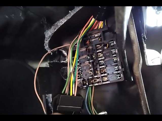 1968 camaro fuse block diagram