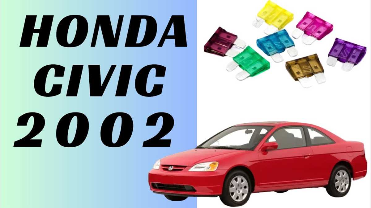 2002 honda civic si under dash fuse box diagram