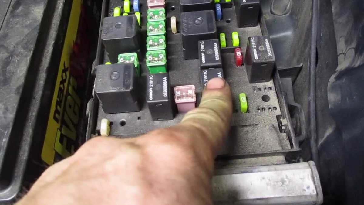 2004 chrysler town and country fuse box diagram