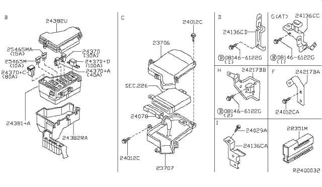 2001 nissan sentra fuse diagram