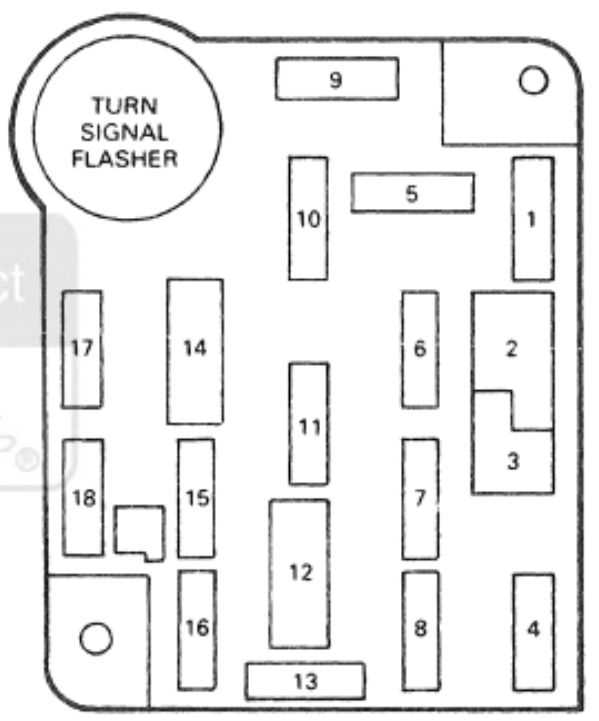 1988 ford e250 fuse box diagram