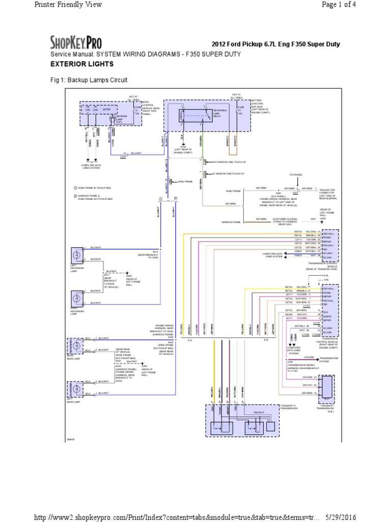 2001 f350 diesel fuse panel diagram