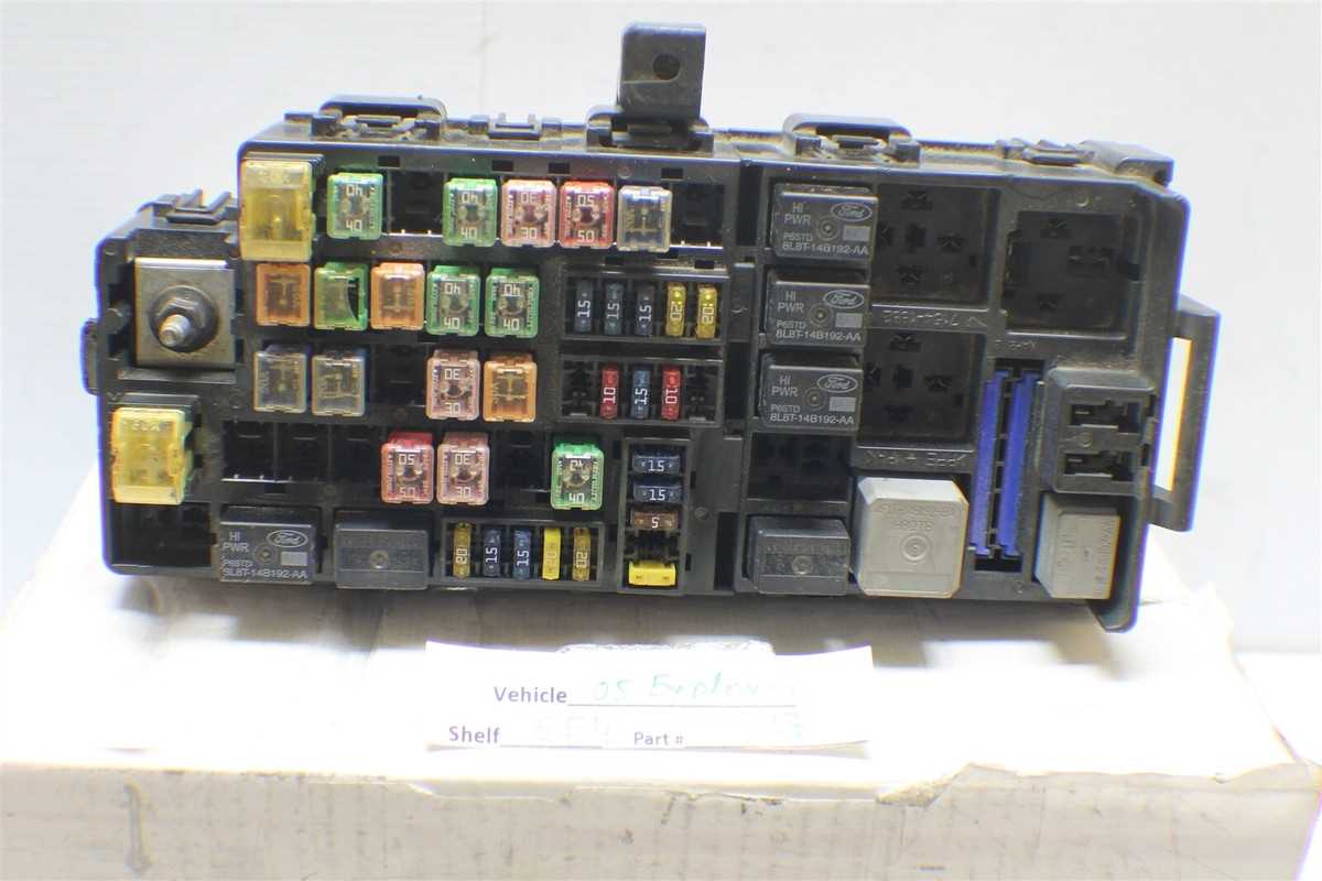 01 ford explorer fuse panel diagram