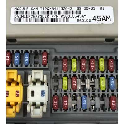 05 liberty fuse diagram