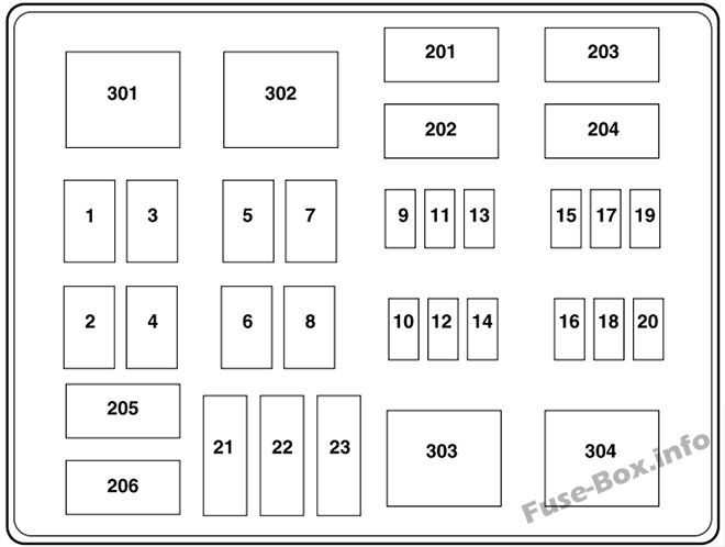 2005 ford f350 6.0 fuse box diagram