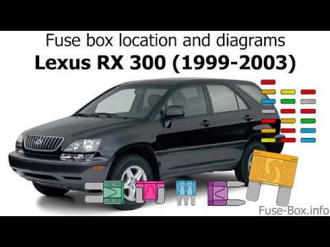1999 lexus rx300 fuse diagram