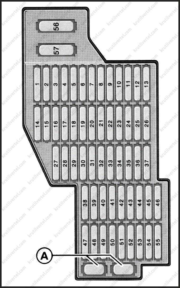 2013 volkswagen touareg fuse box diagram