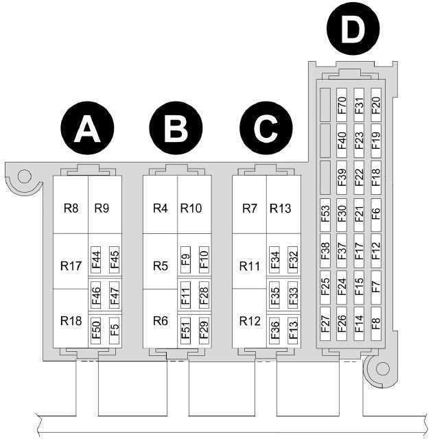 mercedes ml 350 fuse box diagram