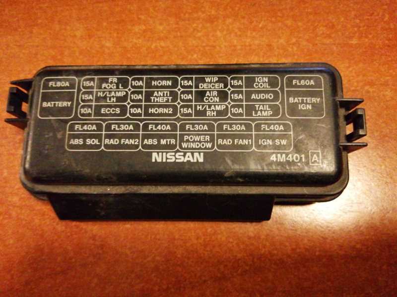 nissan b12 fuse box diagram
