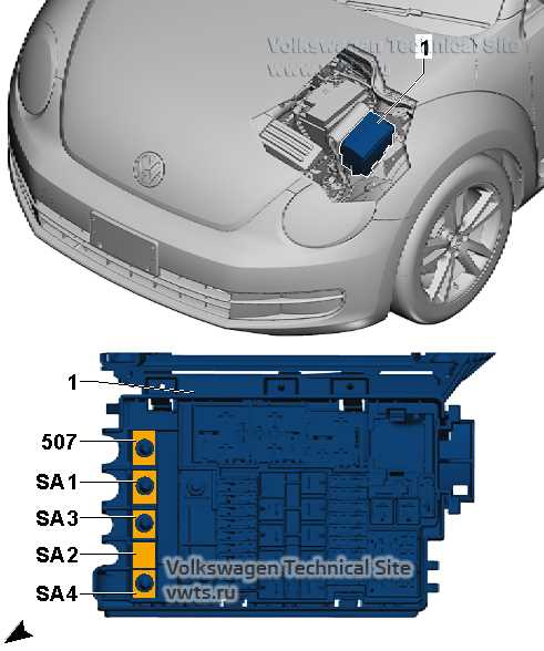 vw bug fuse diagram