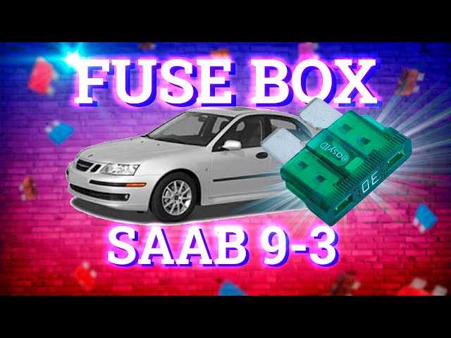 04 saab 9 3 aero fuse box diagram