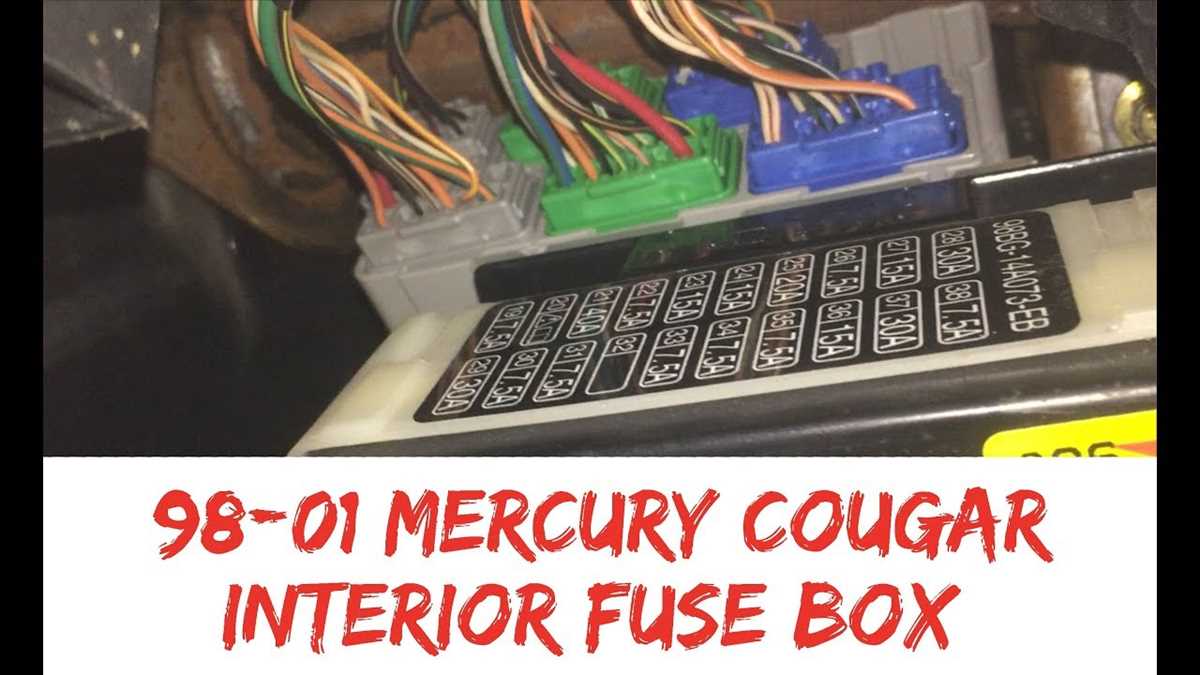 2001 mercury cougar fuse box diagram