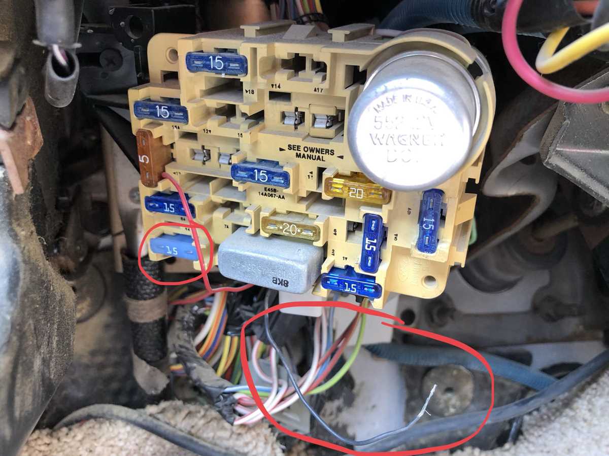 1989 ford e150 fuse diagram