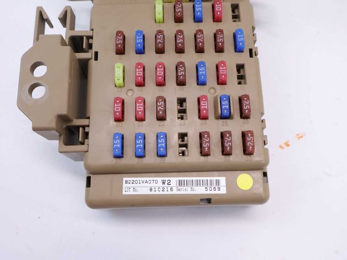 2018 subaru forester fuse box diagram