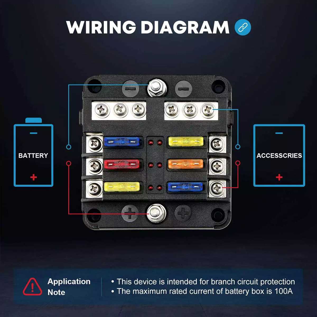 6 way fuse block wiring diagram