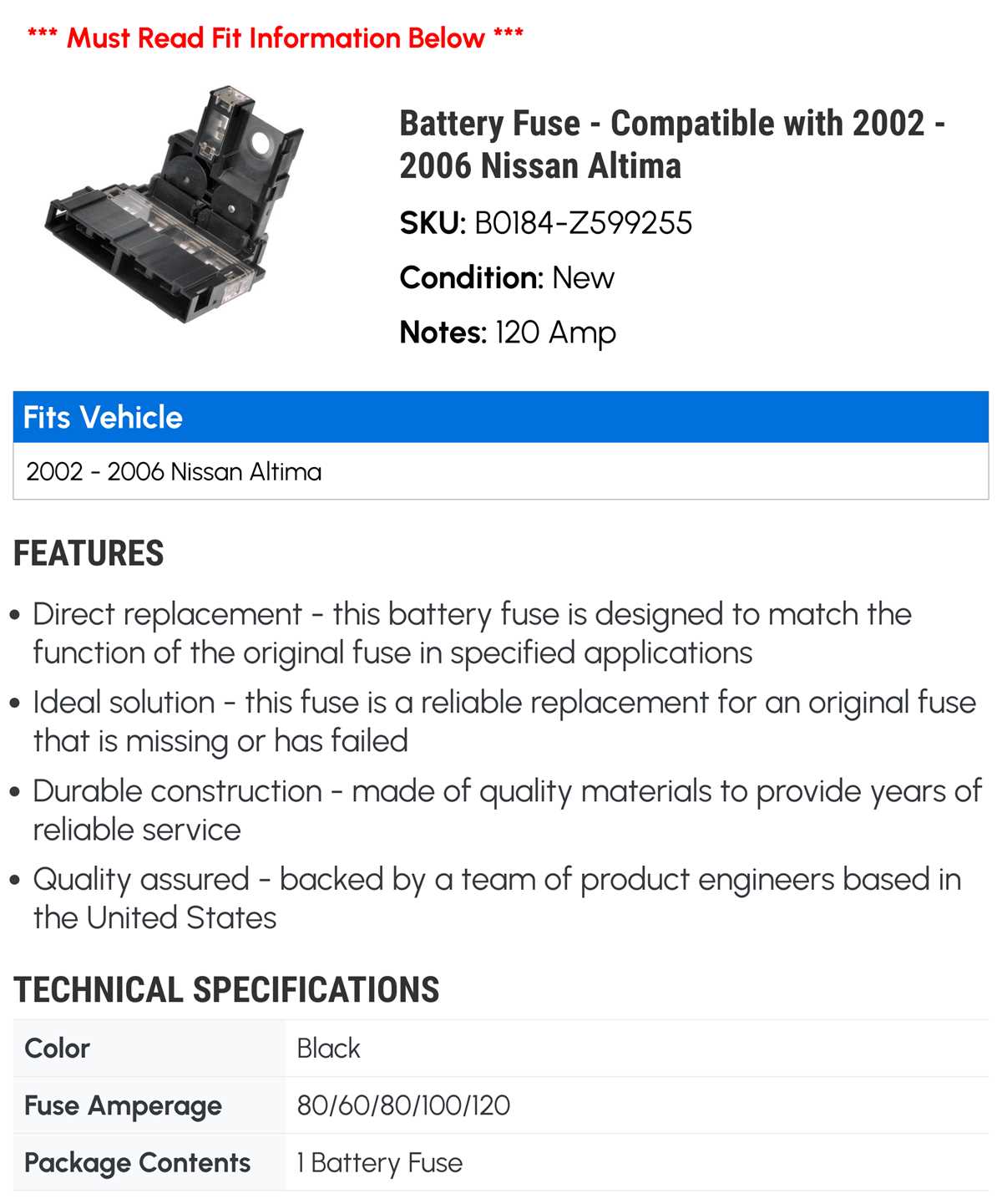 06 altima fuse box diagram