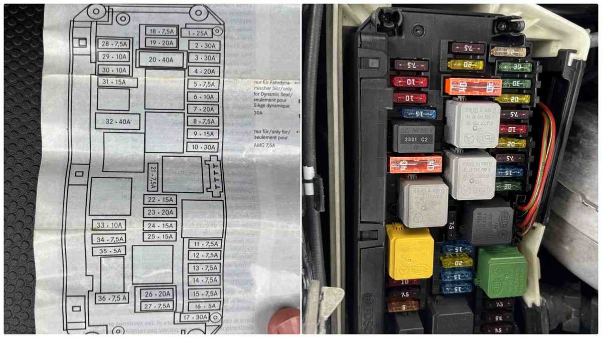 2011 mercedes e350 fuse box diagram