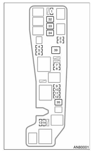 2003 toyota matrix fuse box diagram