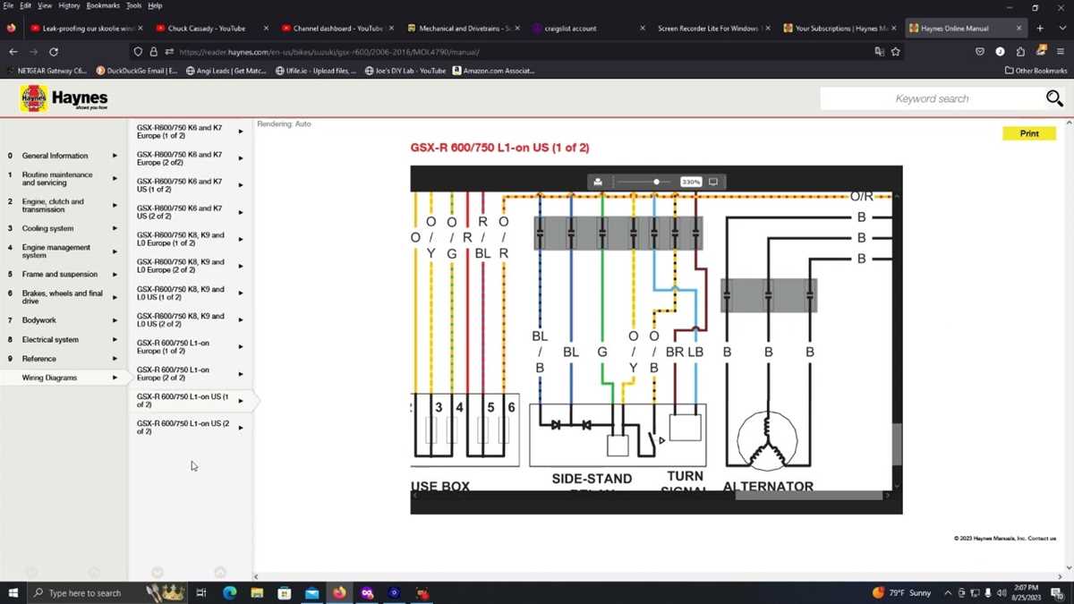 2003 gsxr 750 fuse box diagram