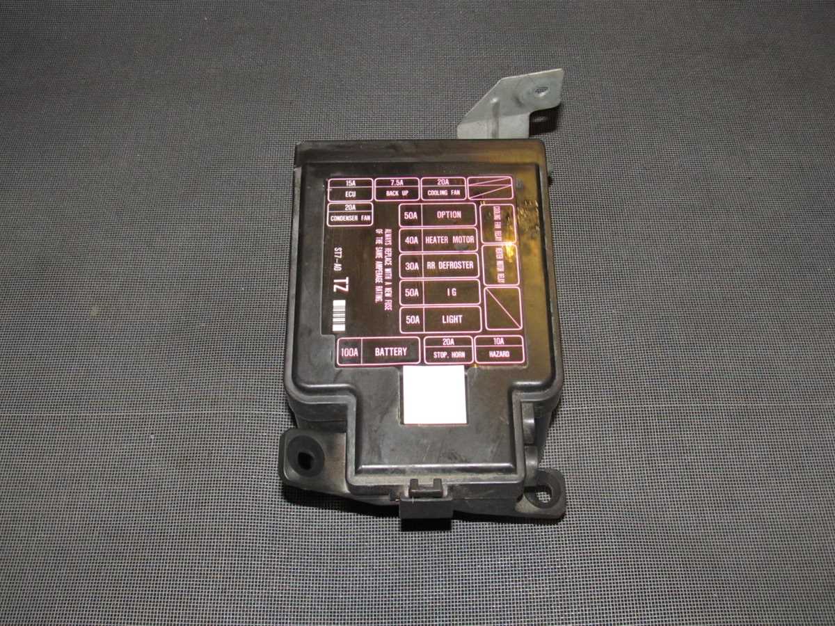 1989 acura integra fuse box diagram