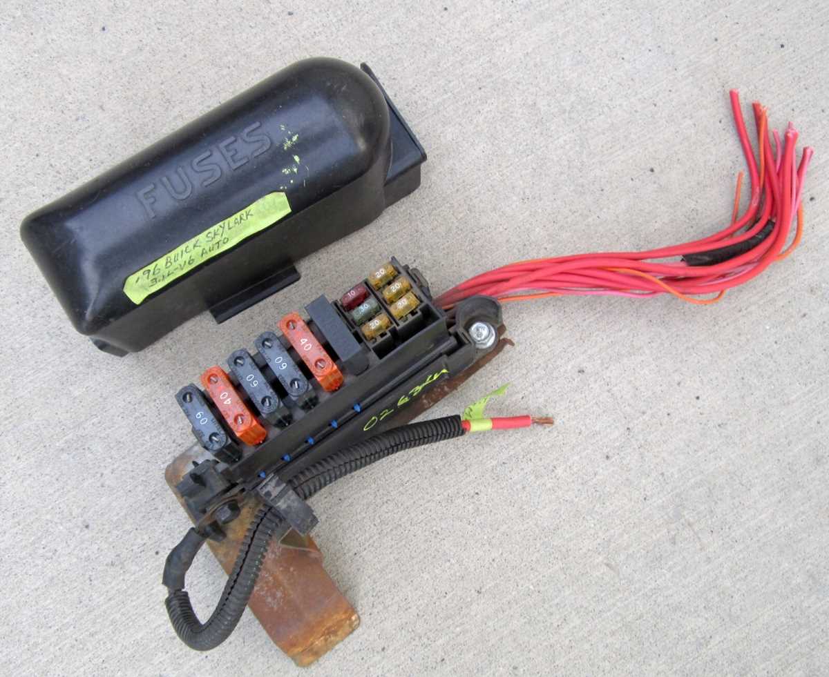 1996 buick skylark fuse box diagram