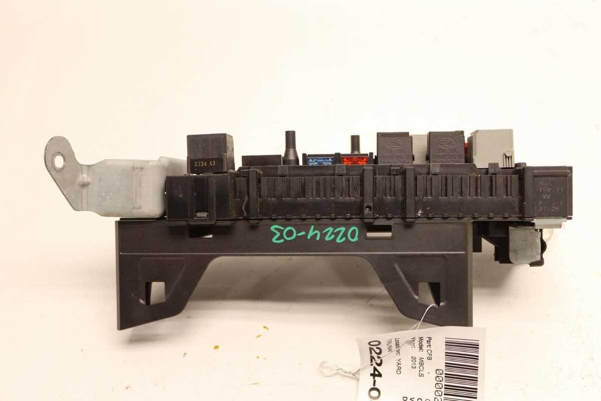 2013 mercedes cls550 fuse box diagram