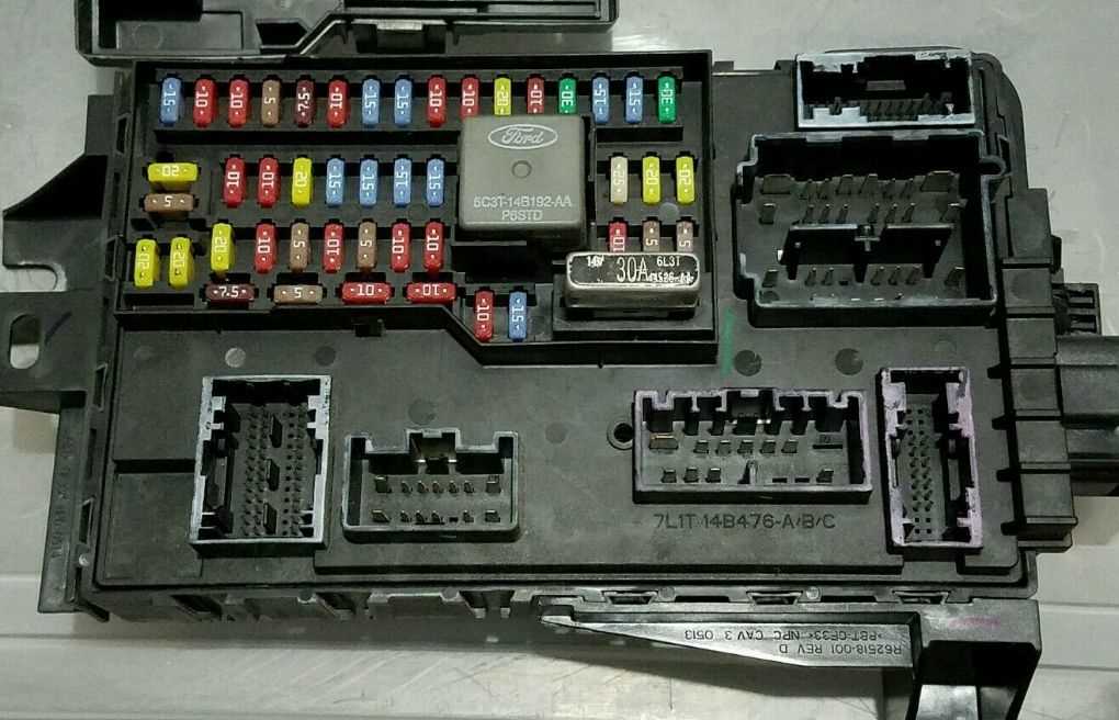 2008 ford edge fuse panel diagram