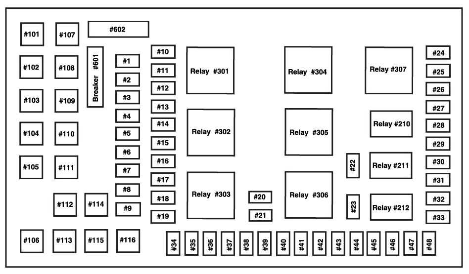 2003 ford excursion fuse box diagram