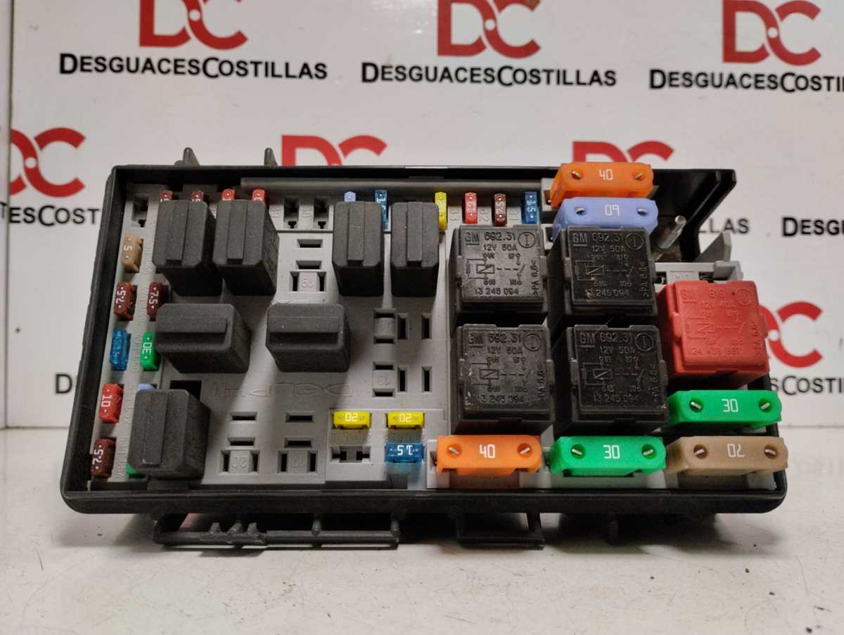 corsa d fuse box diagram