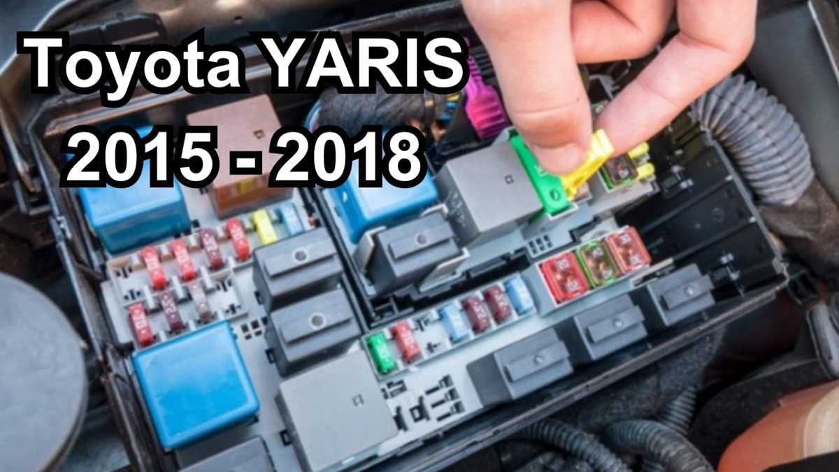 2015 toyota yaris fuse box diagram