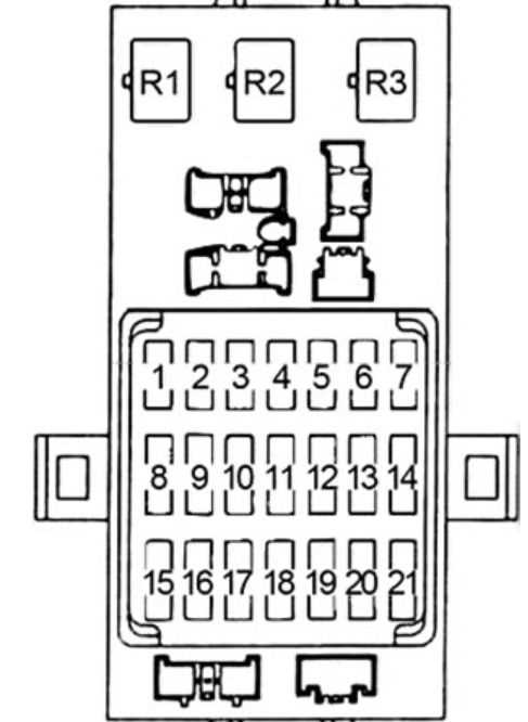 1996 subaru legacy main fuse box relay entire diagram