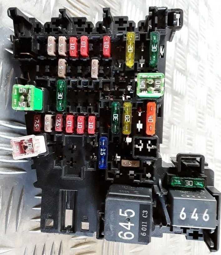 skoda octavia mk3 fuse box diagram