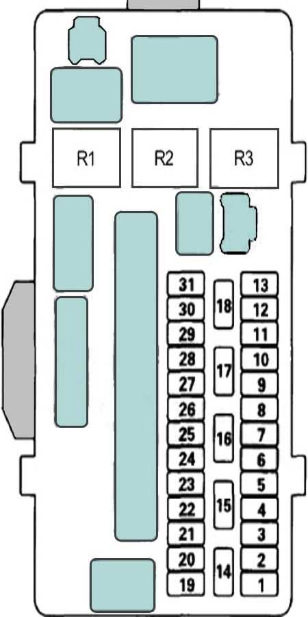 2012 acura tl fwd v6 3.5l under hood fuse block diagram