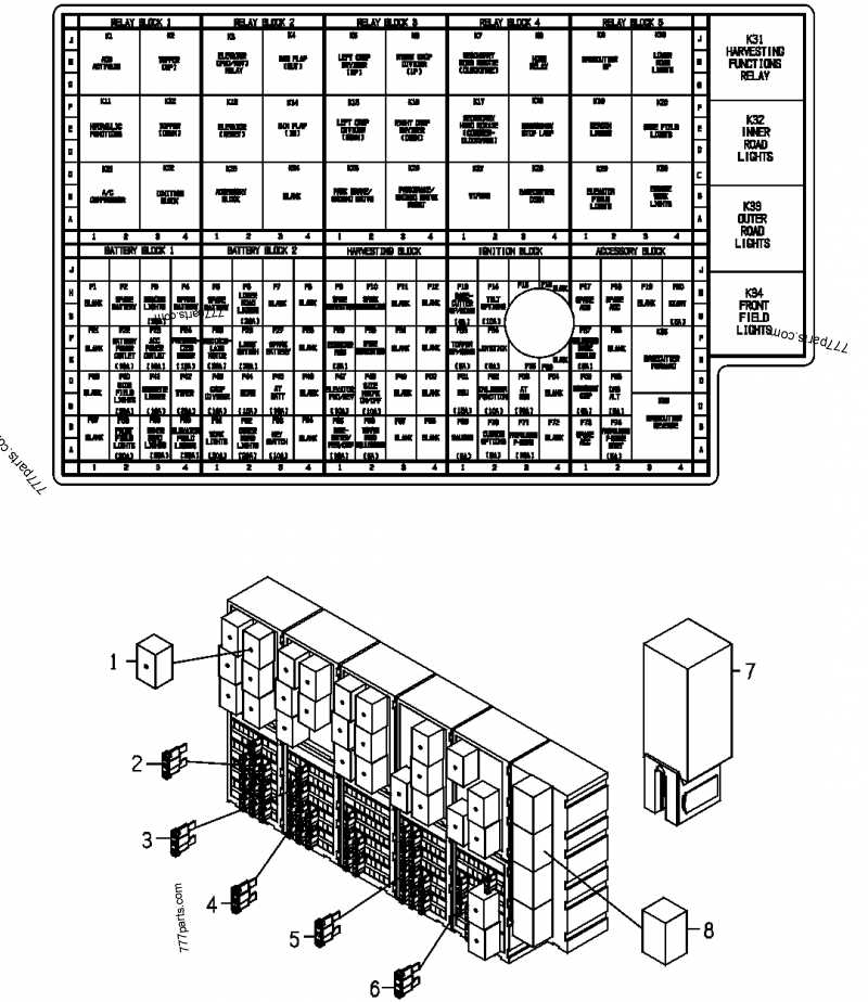 john deere 7810 fuse box diagram
