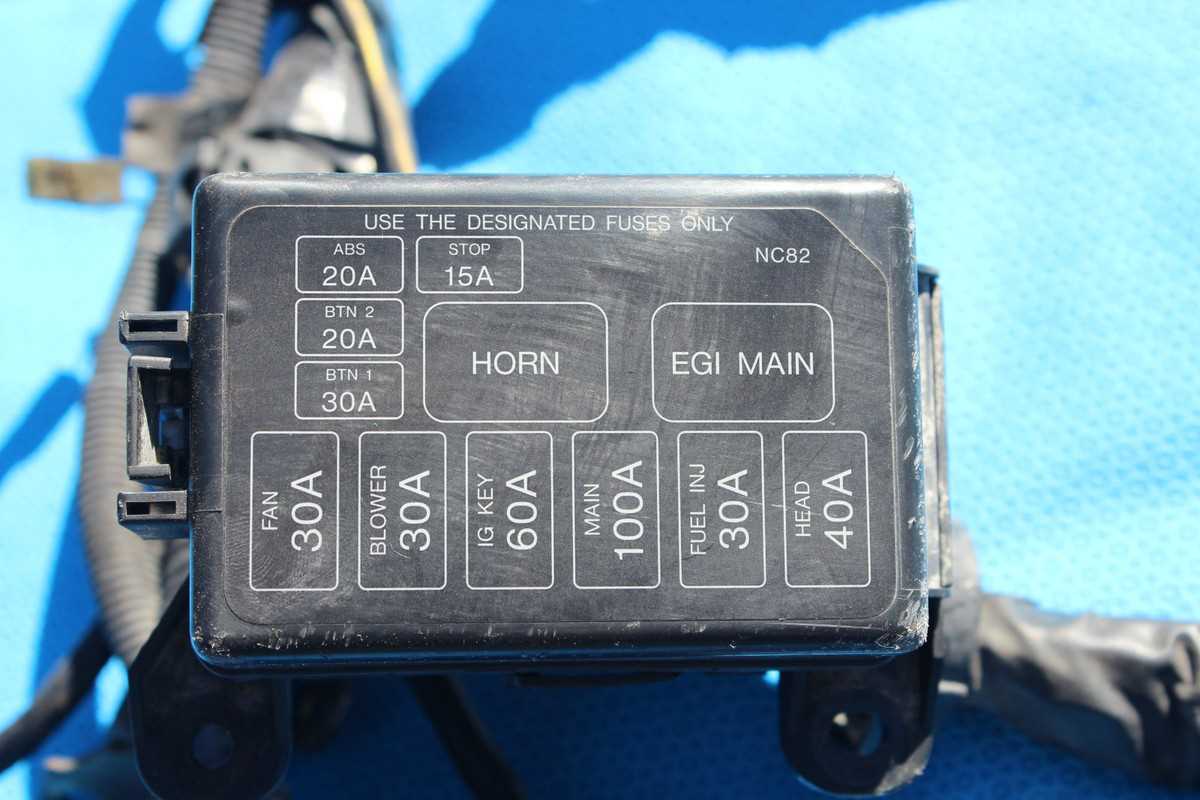93 miata fuse box diagram