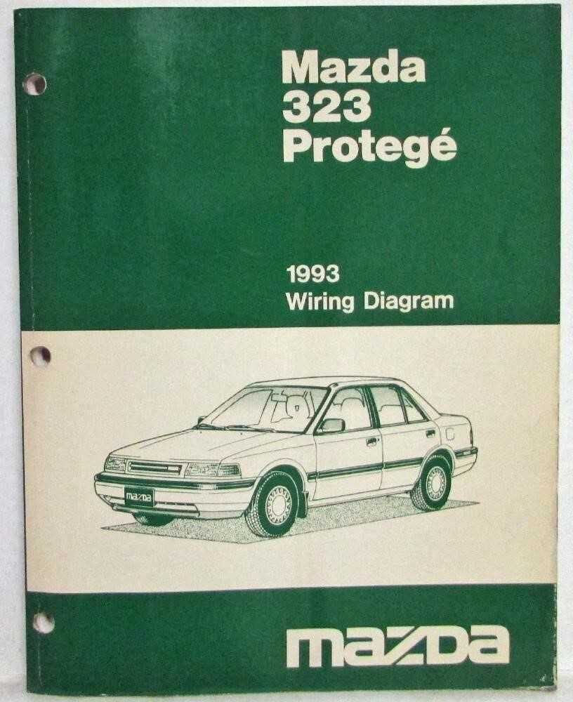 1993 mazda 323 fuse box diagram