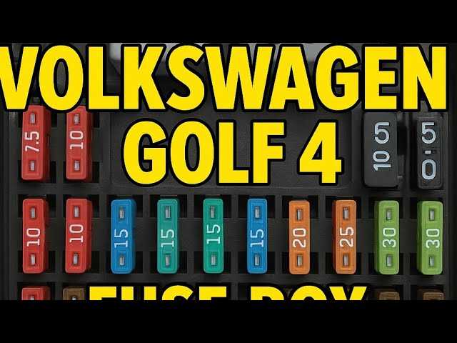 vw golf mk1 fuse box diagram
