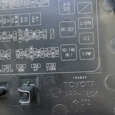 lexus es330 fuse box diagram radiator fan