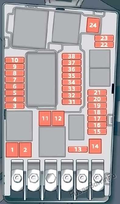 2013 audi q3 fuse box diagram