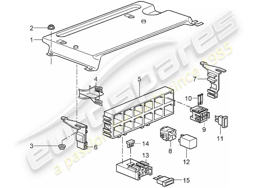 porsche 987 fuse box diagram