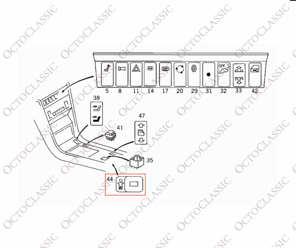 r129 fuse box diagram