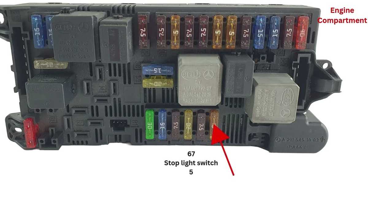 2008 mercedes e350 fuse diagram
