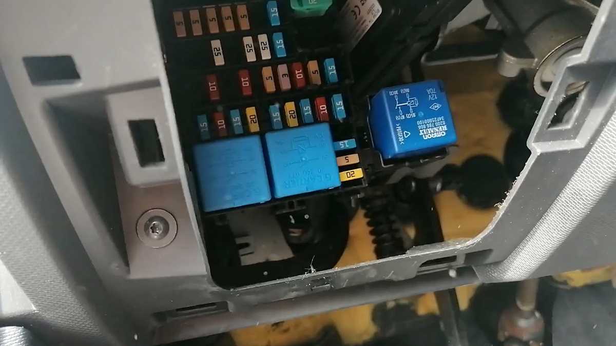 renault captur fuse box diagram