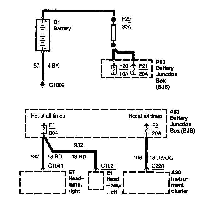 2004 ford crown victoria fuse box diagram
