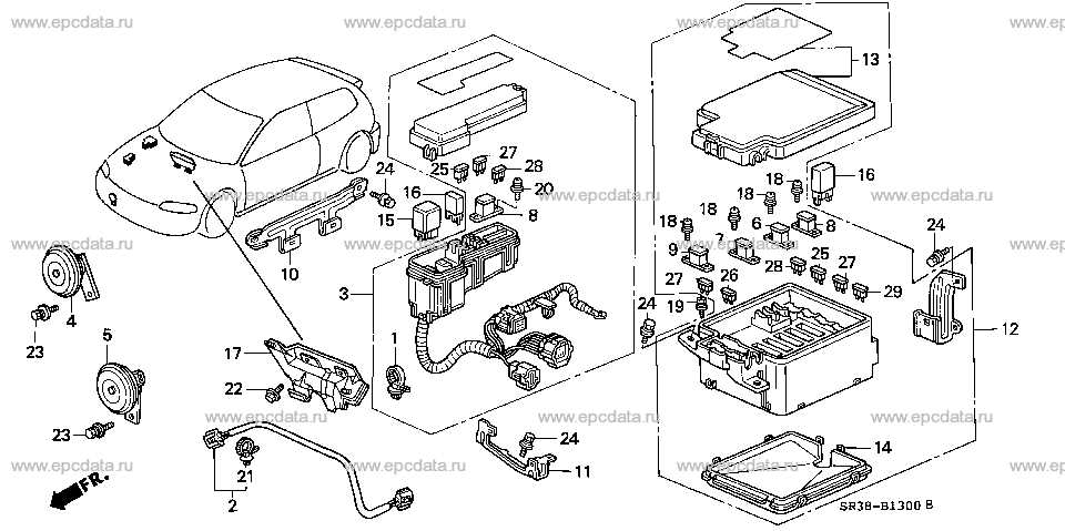 1993 honda civic fuse box diagram
