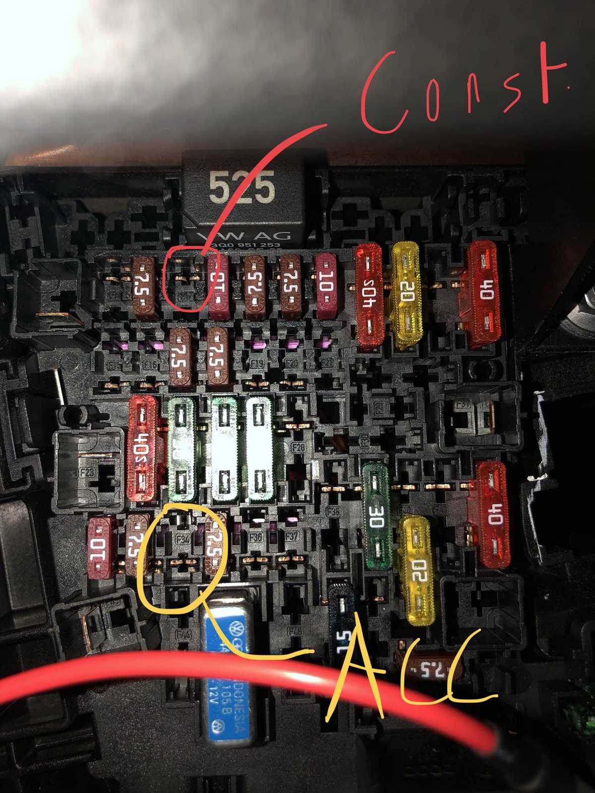 vw gti mk6 fuse box diagram