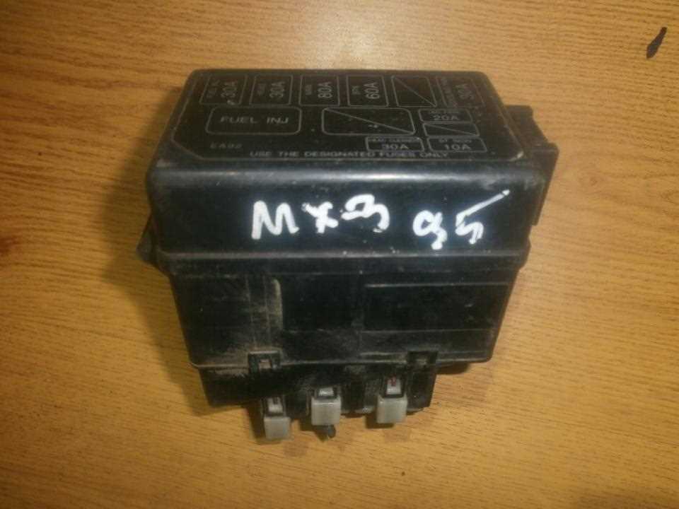 1994 mazda mx3 fuse box diagram