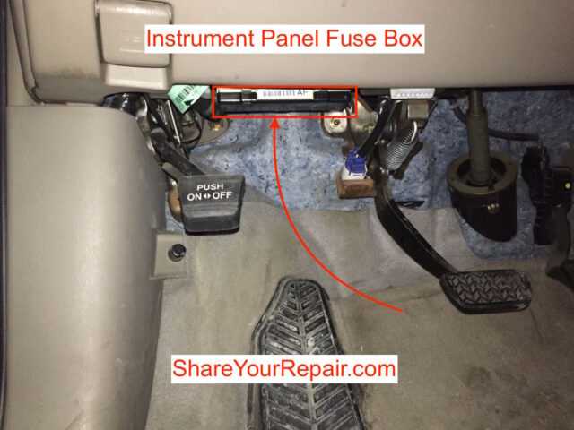 2006 toyota sienna fuse diagram