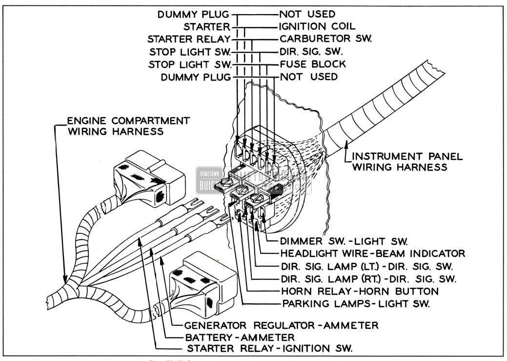 57 chevy fuse block diagram