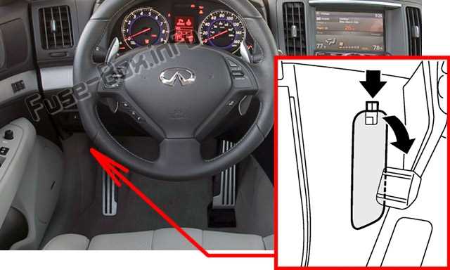 2004 infiniti g35 fuse box diagram driver side